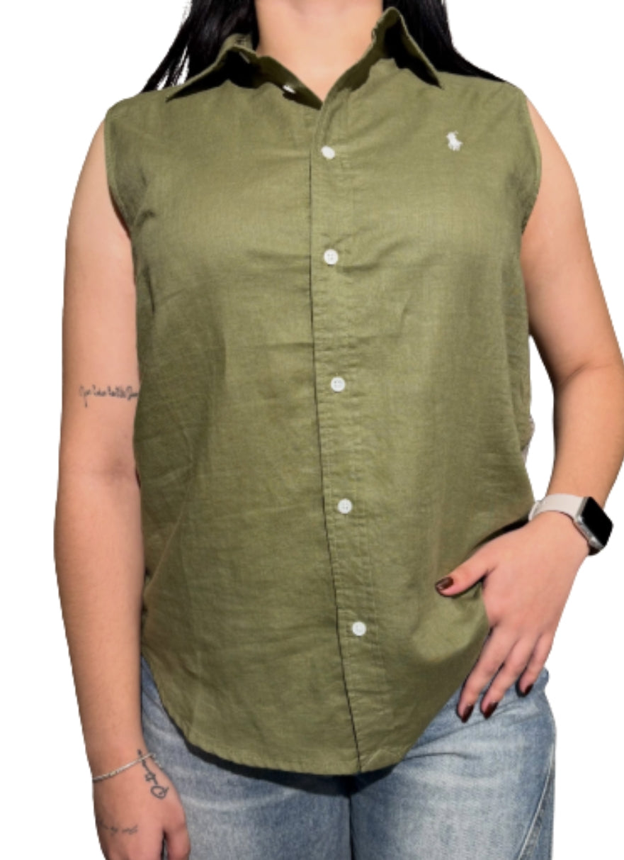 Camisa P.R.L. Oxford Sleeveless