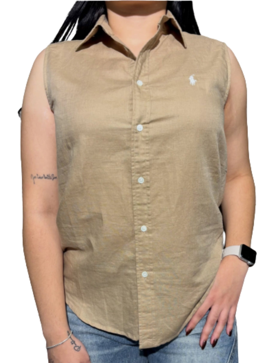 Camisa P.R.L. Oxford Sleeveless