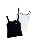 LST "Contrast Piping" Ribbed Top