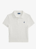 P.R.L. Premium Knit Polo blanco