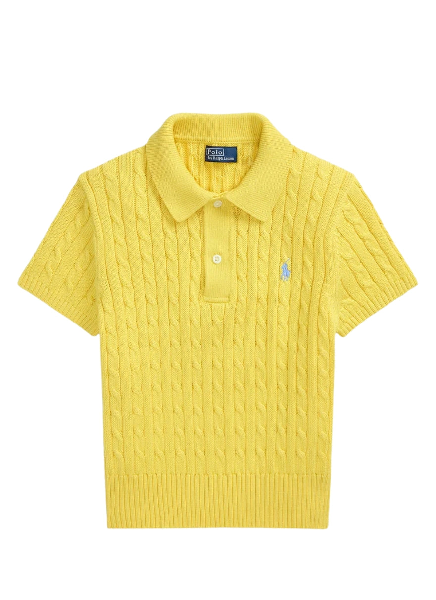 P.R.L. Premium Knit Polo amarillo